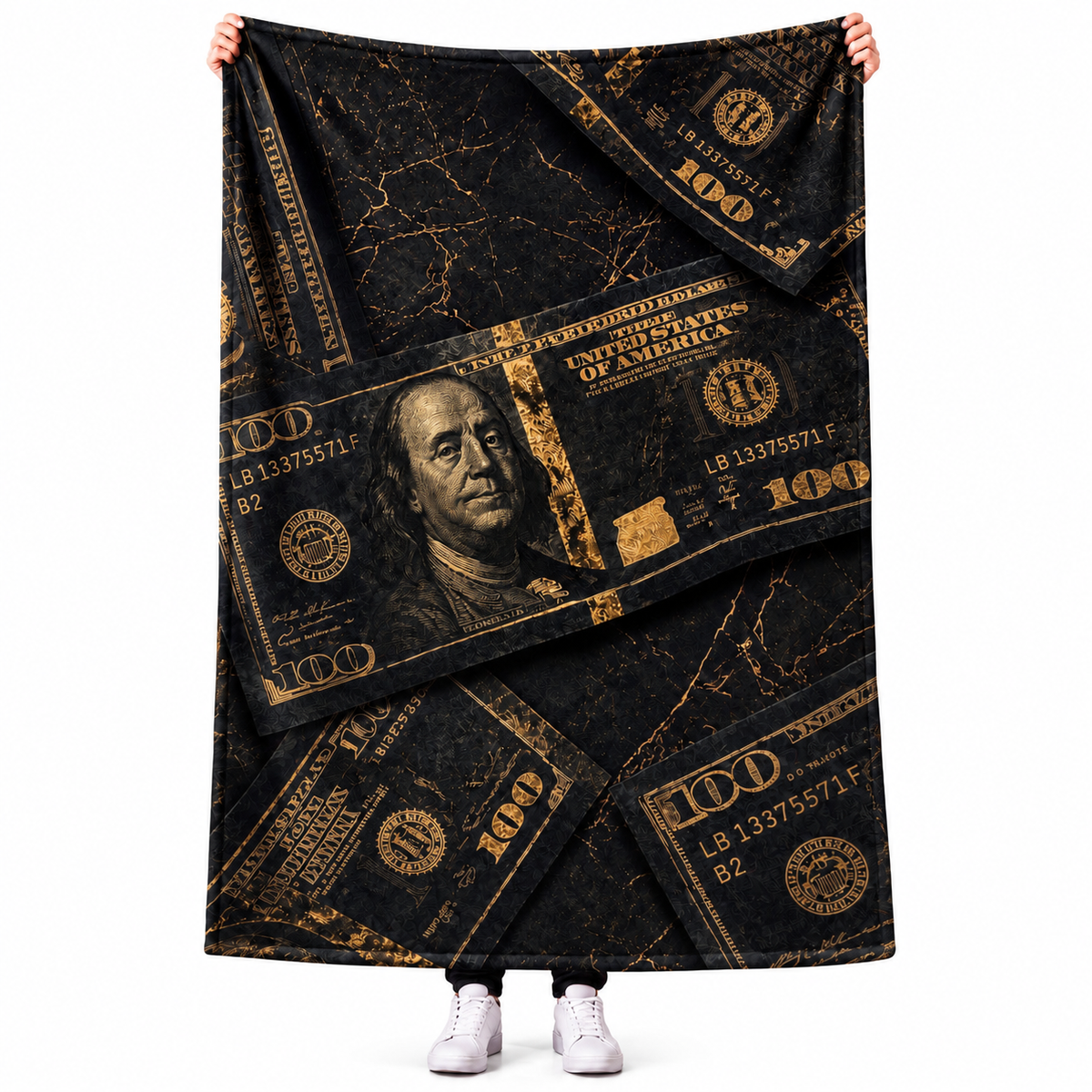 Dark Rich Money Vibes Blanket