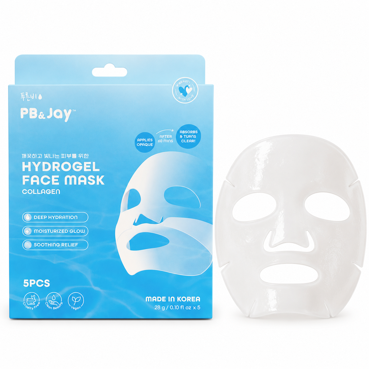 Pb & Jay Collagen Face Mask Hydrogel