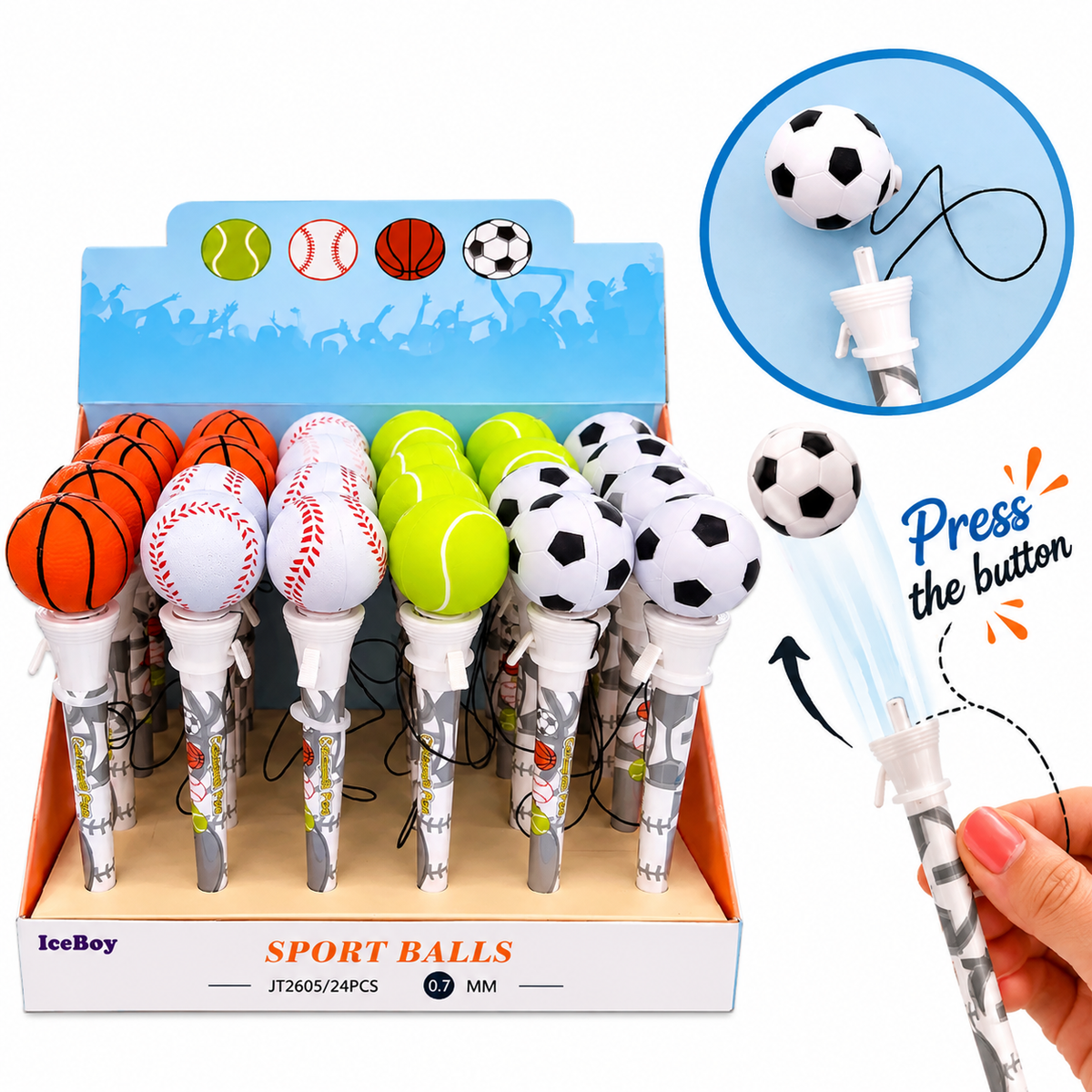 Sport Ball Launches Pens