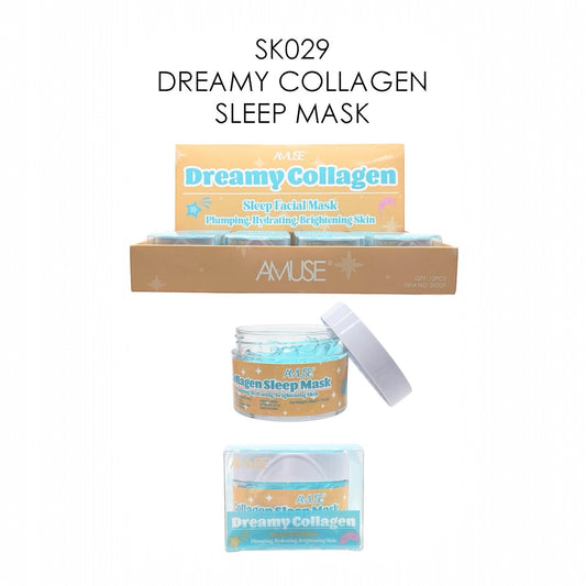 12PCS DISPLAY DREAMY COLLAGEN SLEEP FACIAL MASK SK029