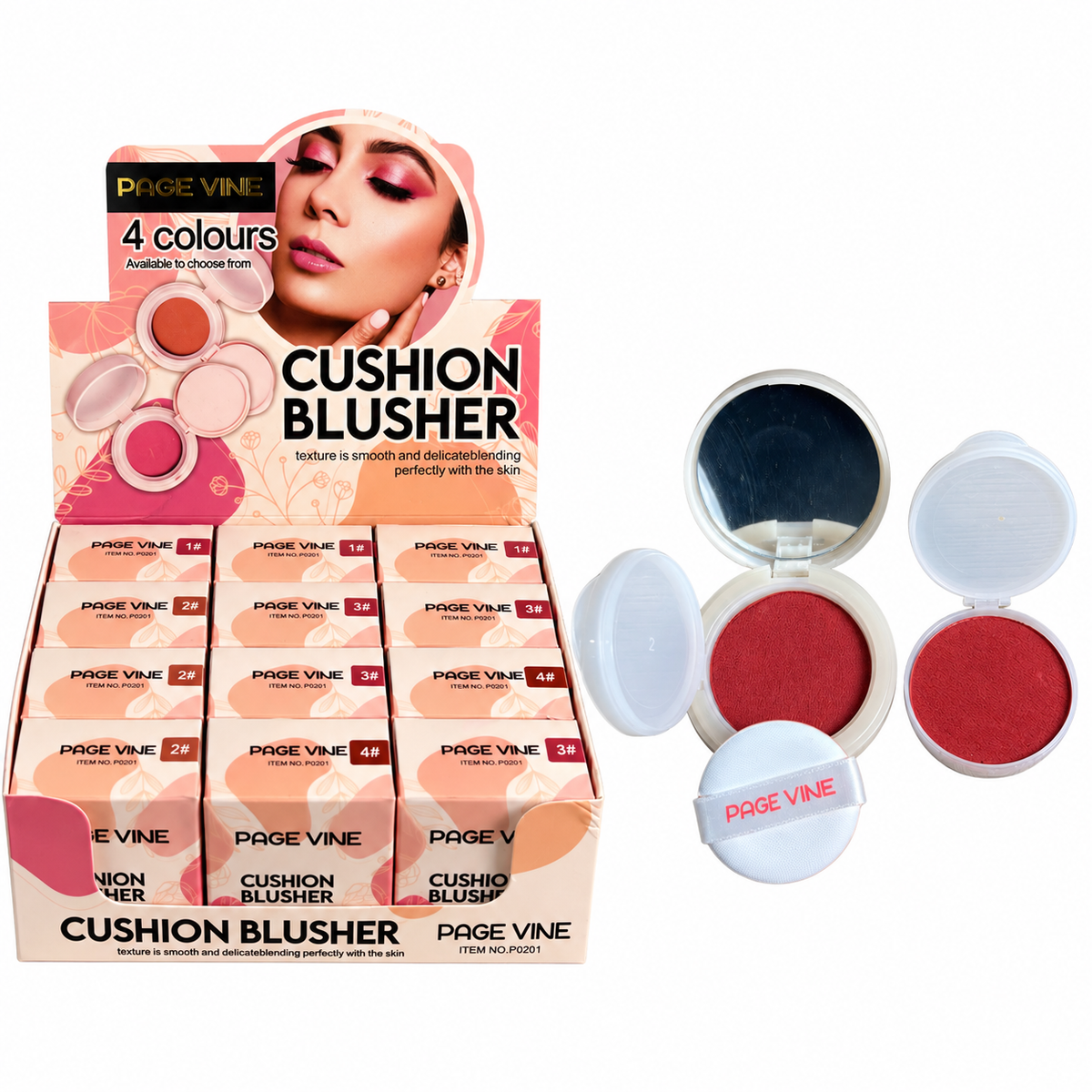 Pagevine Cushion Blusher 4 Colors