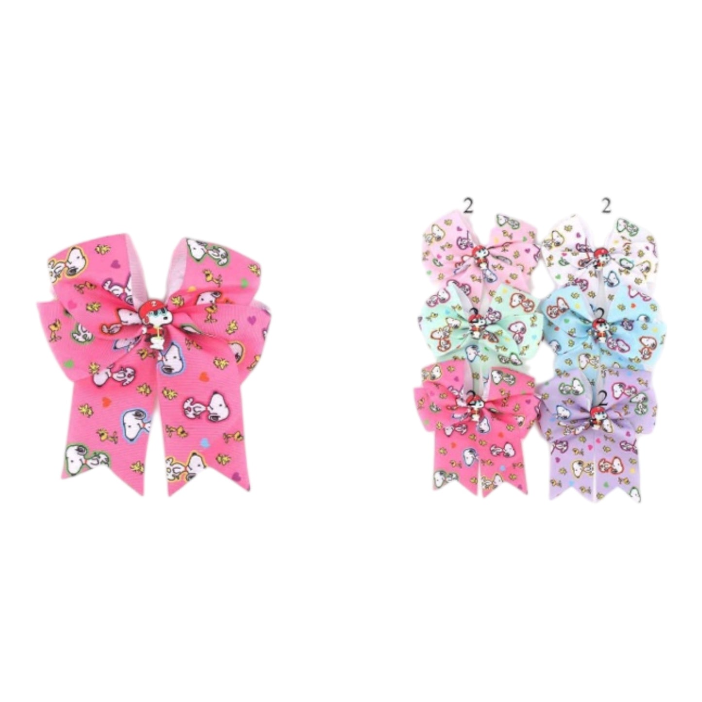 12PCS PACK DOG HAIR BOWS MKC-4998