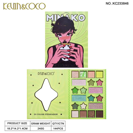 KEVIN AND COCO MINAKO GREEN PALETTE KC233846 R130