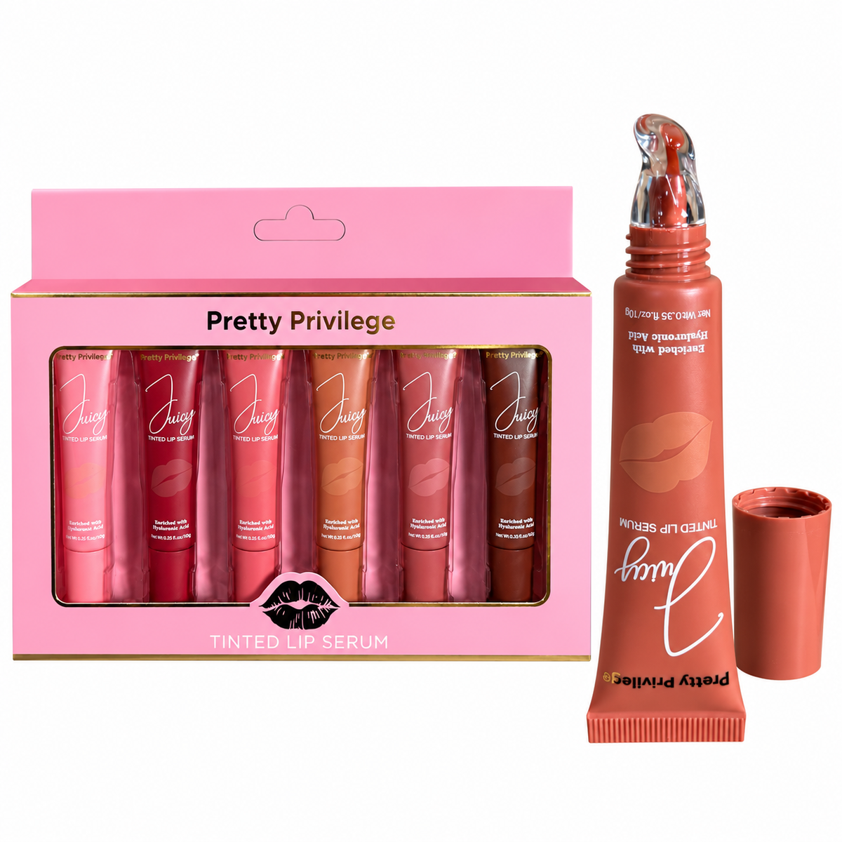 Pretty Privilege Set Tinted Lip Serum