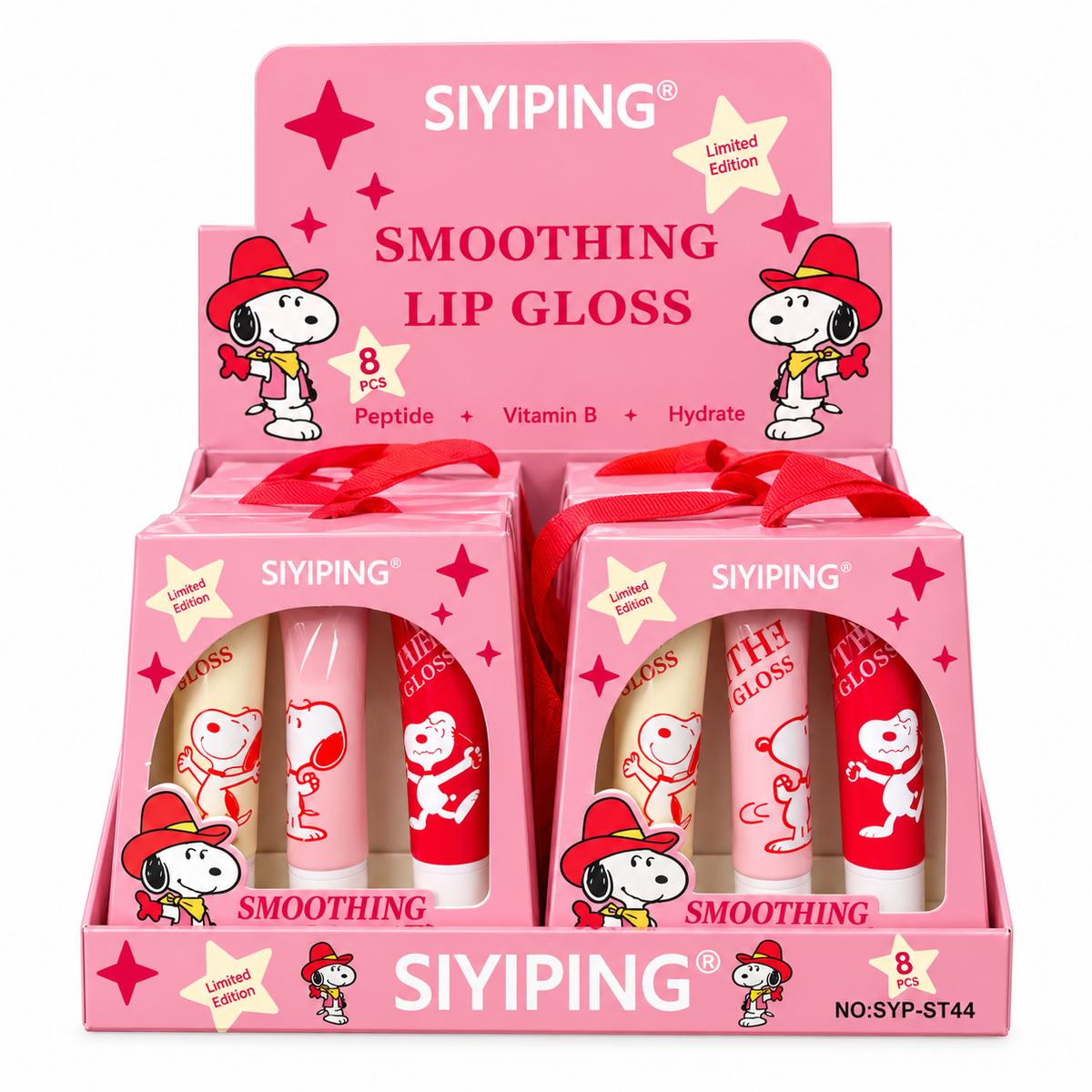 Set de 3 brillos labiales Siyiping White Dog Smoothing