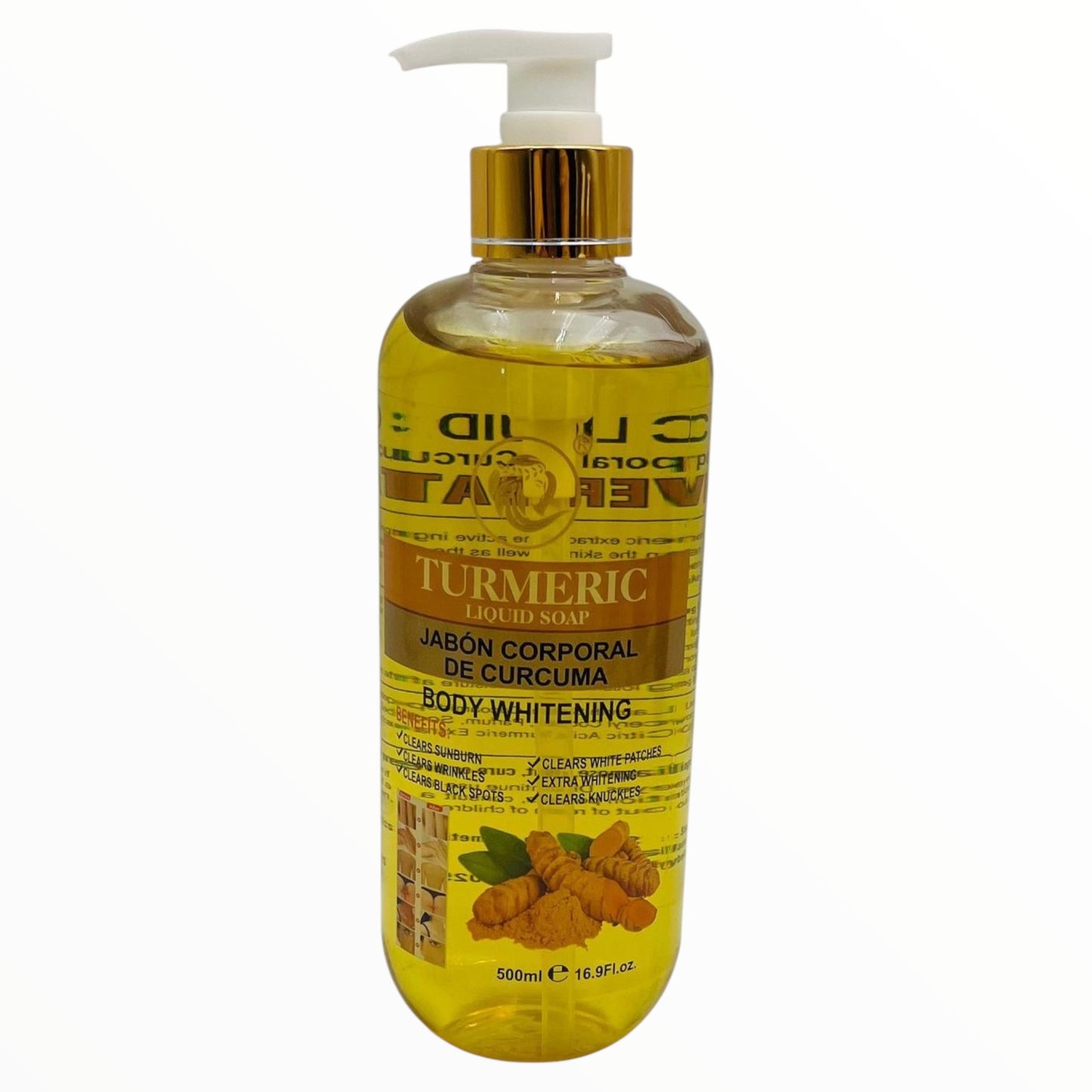 2PCS SIMPLY BELLA JABON LÍQUIDO CORPORAL DE CÚRCUMA SIM025