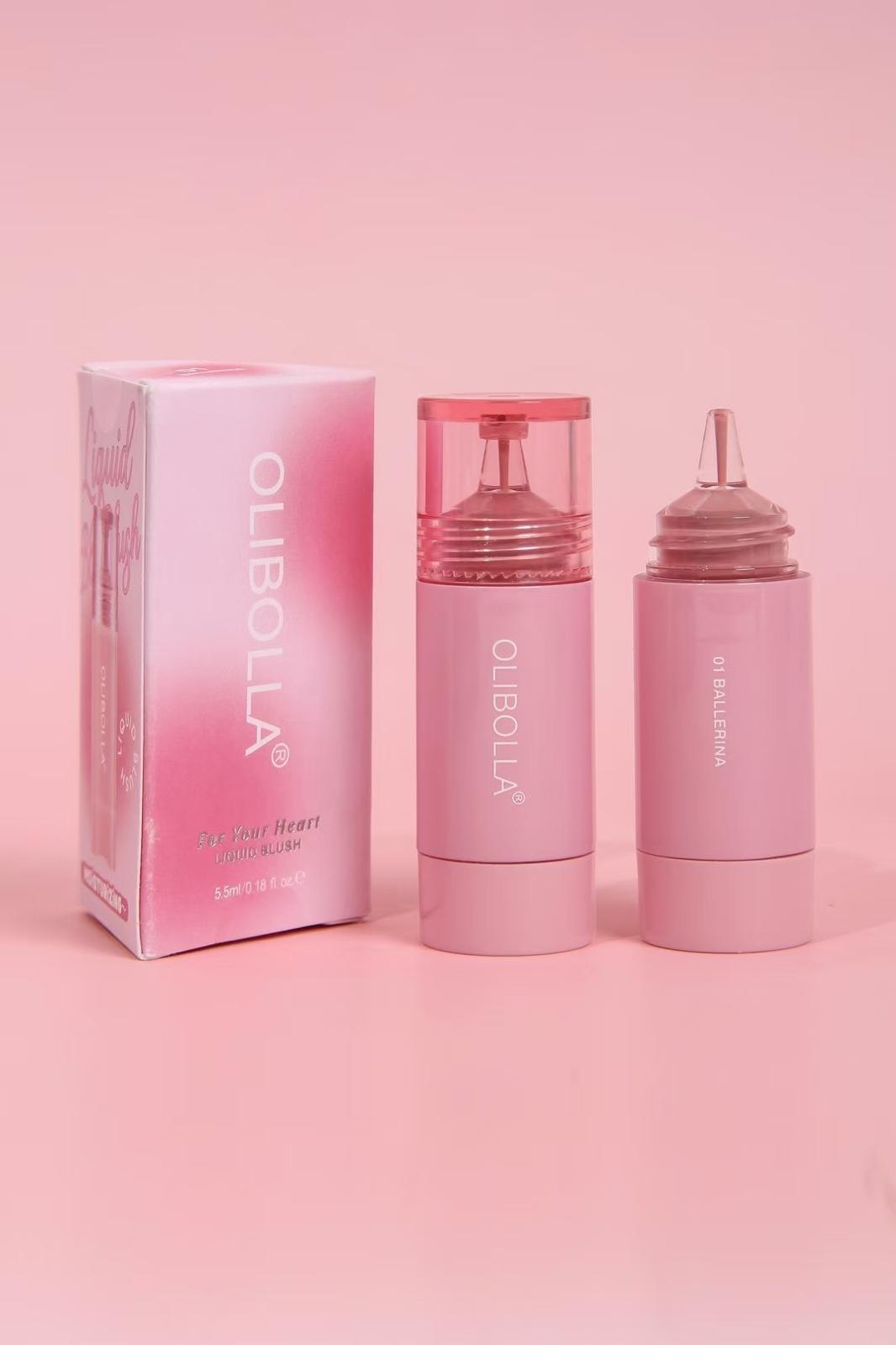 24PCS DISPLAY OLIBOLLA FOR YOUR HEART VIGOROUS LIQUID BLUSH LA-B236
