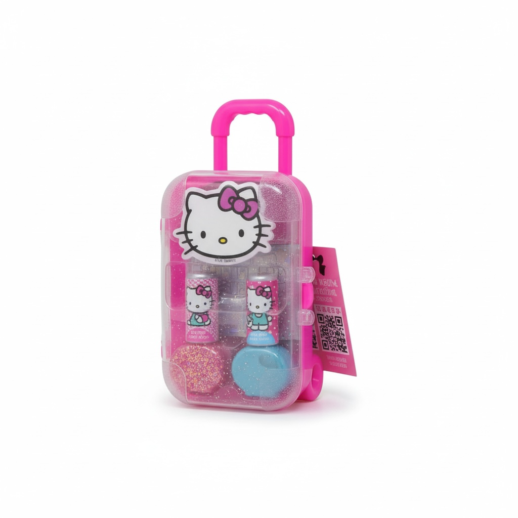 3PCS HELLO KITTY SUITE CASE NAIL SET HK1071GA