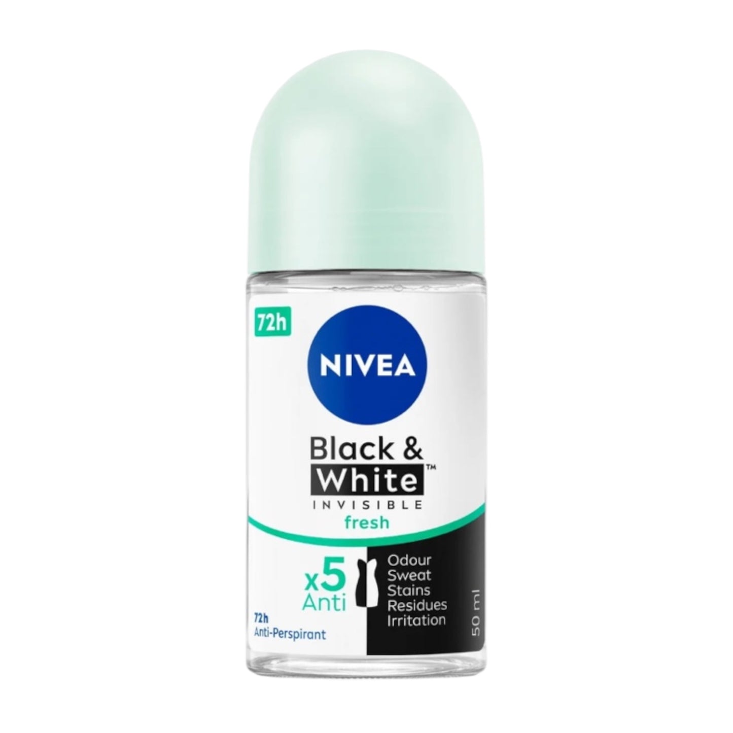 NIVEA BLACK AND WHITE INVISIBLE FRESH MIST 6PCS PACK