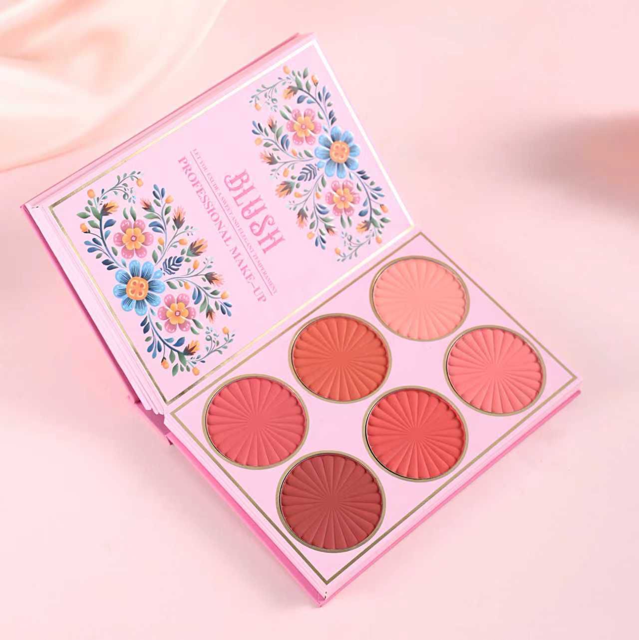 2PCS GIRABELLA CORAL FRIDA EYE SHADOW PALETTE M61306