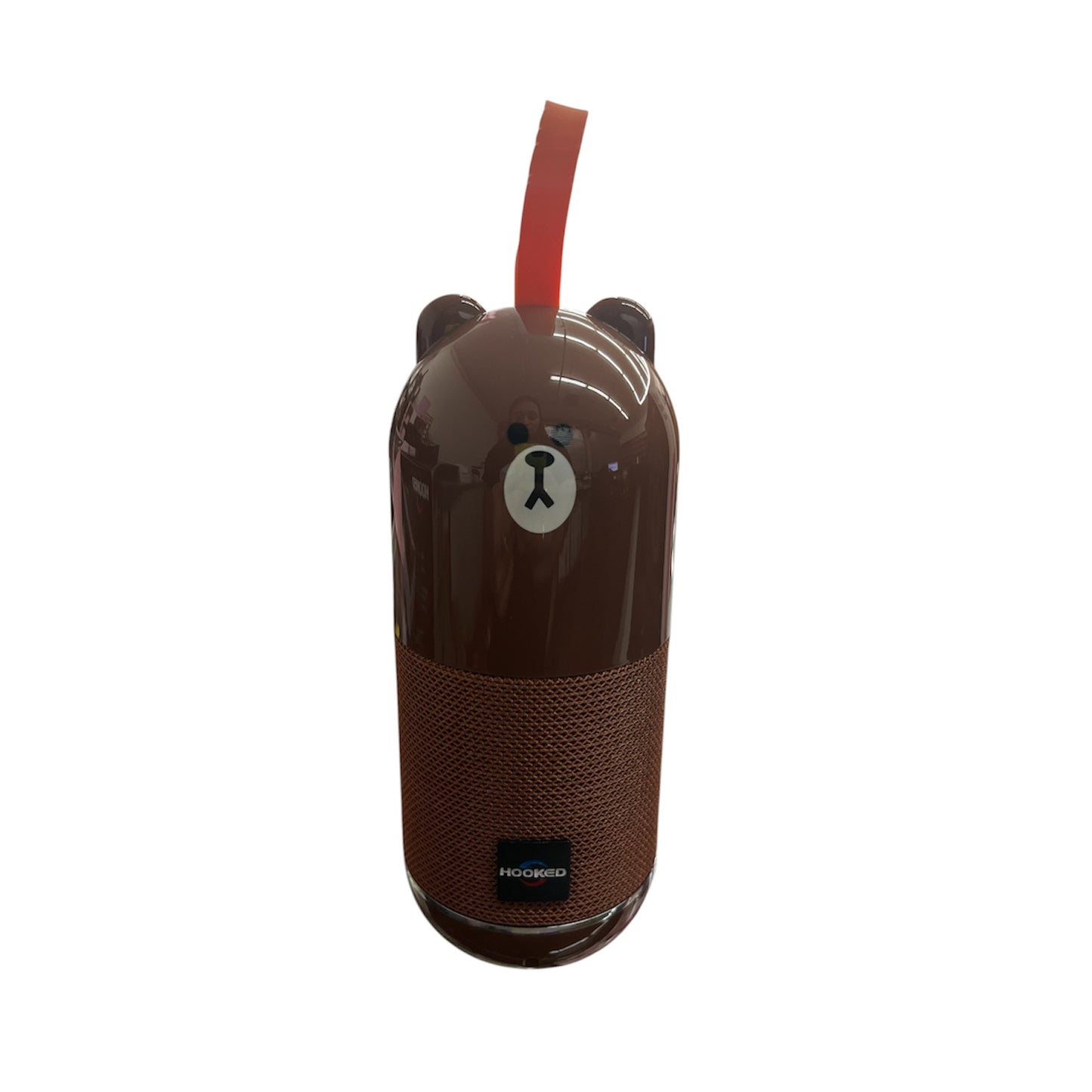 1PC BROWN TEDDY HOOKED SPEAKER HD-502