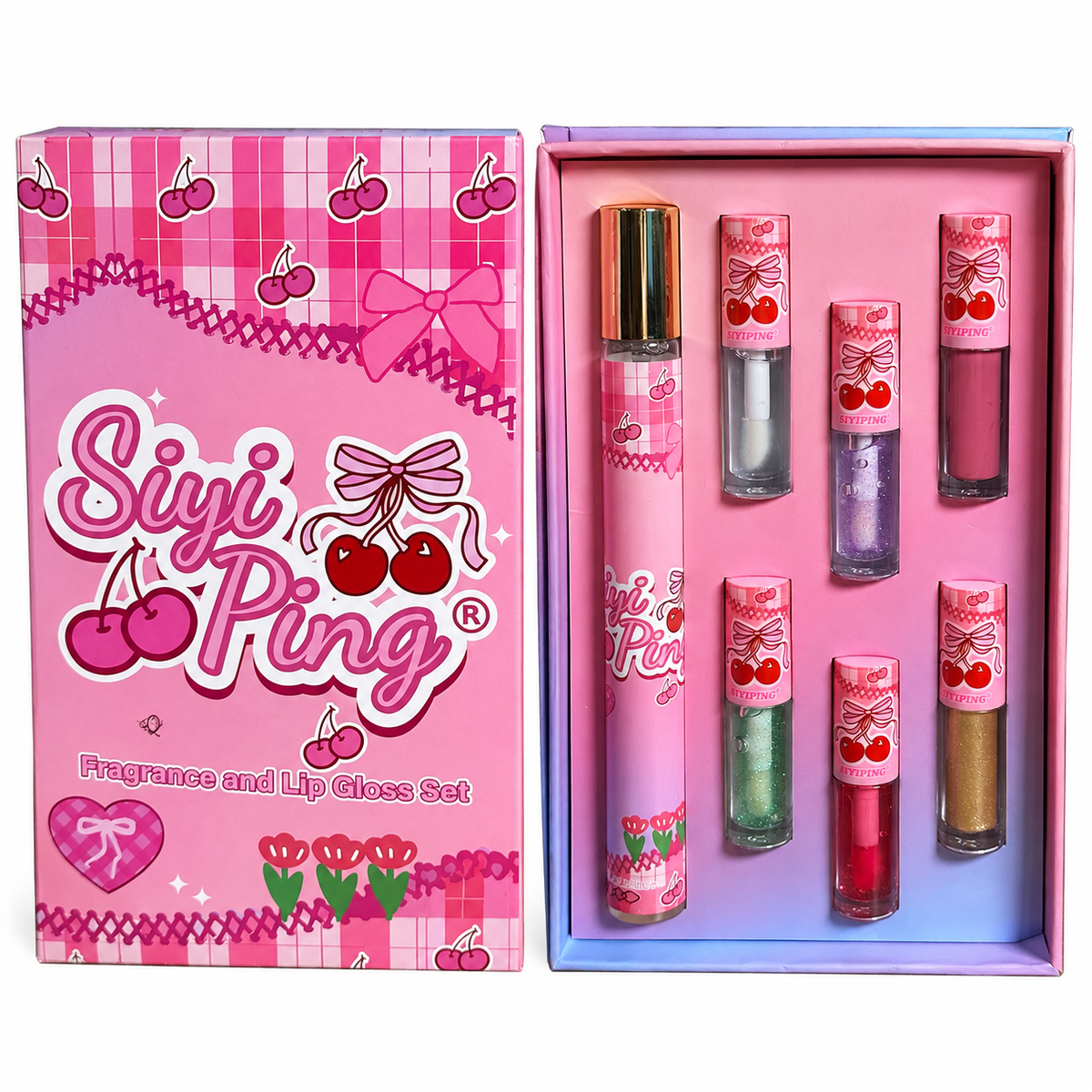 Siyiping Fragrance & Lip Gloss Set