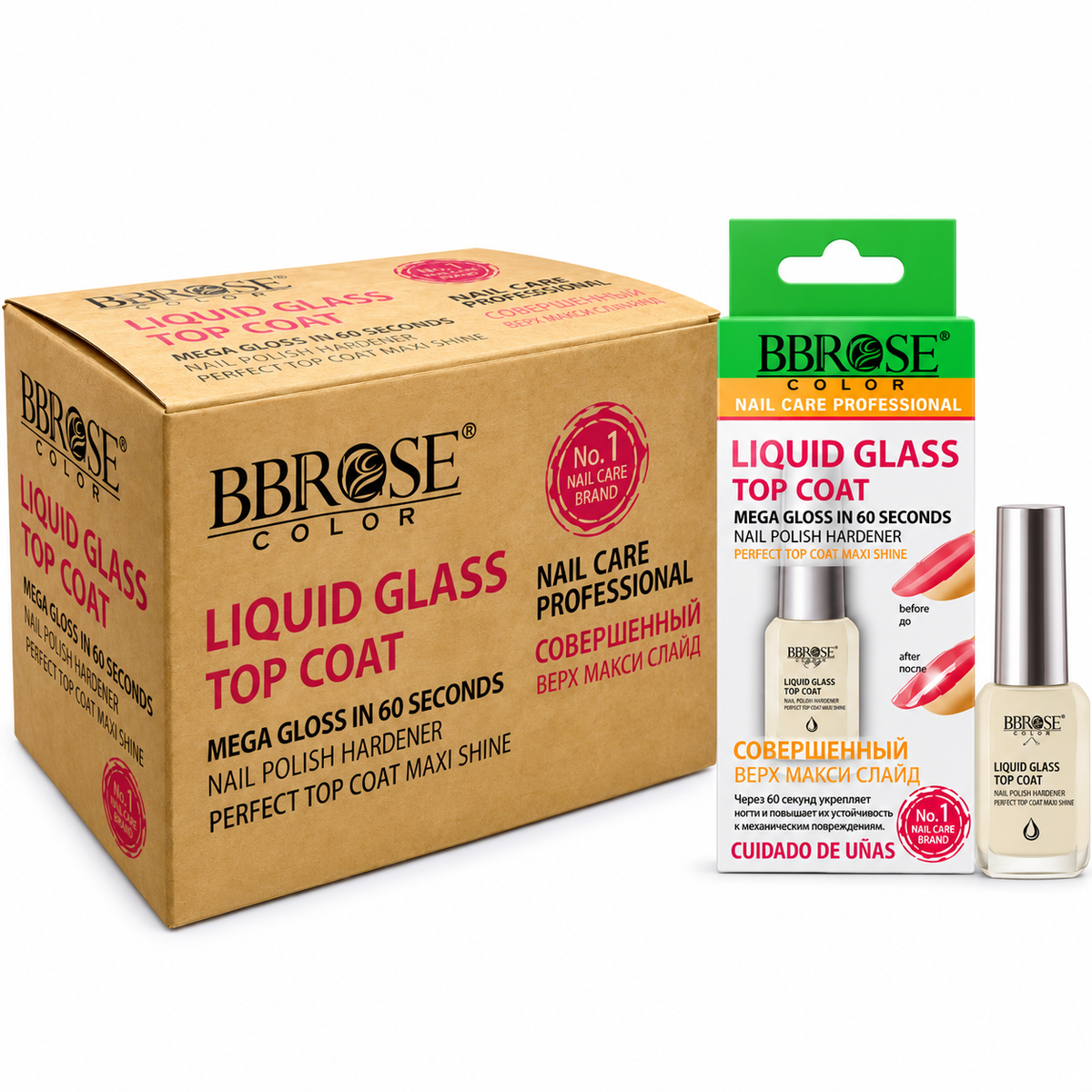 Esmalte de uñas con acabado de vidrio líquido Color Liquid Glass de Bbrose