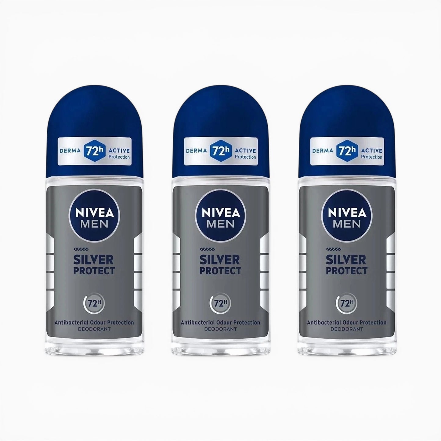 6PCS NIVEA MEN DEO SILVER PROTECT DEODORANT 4172