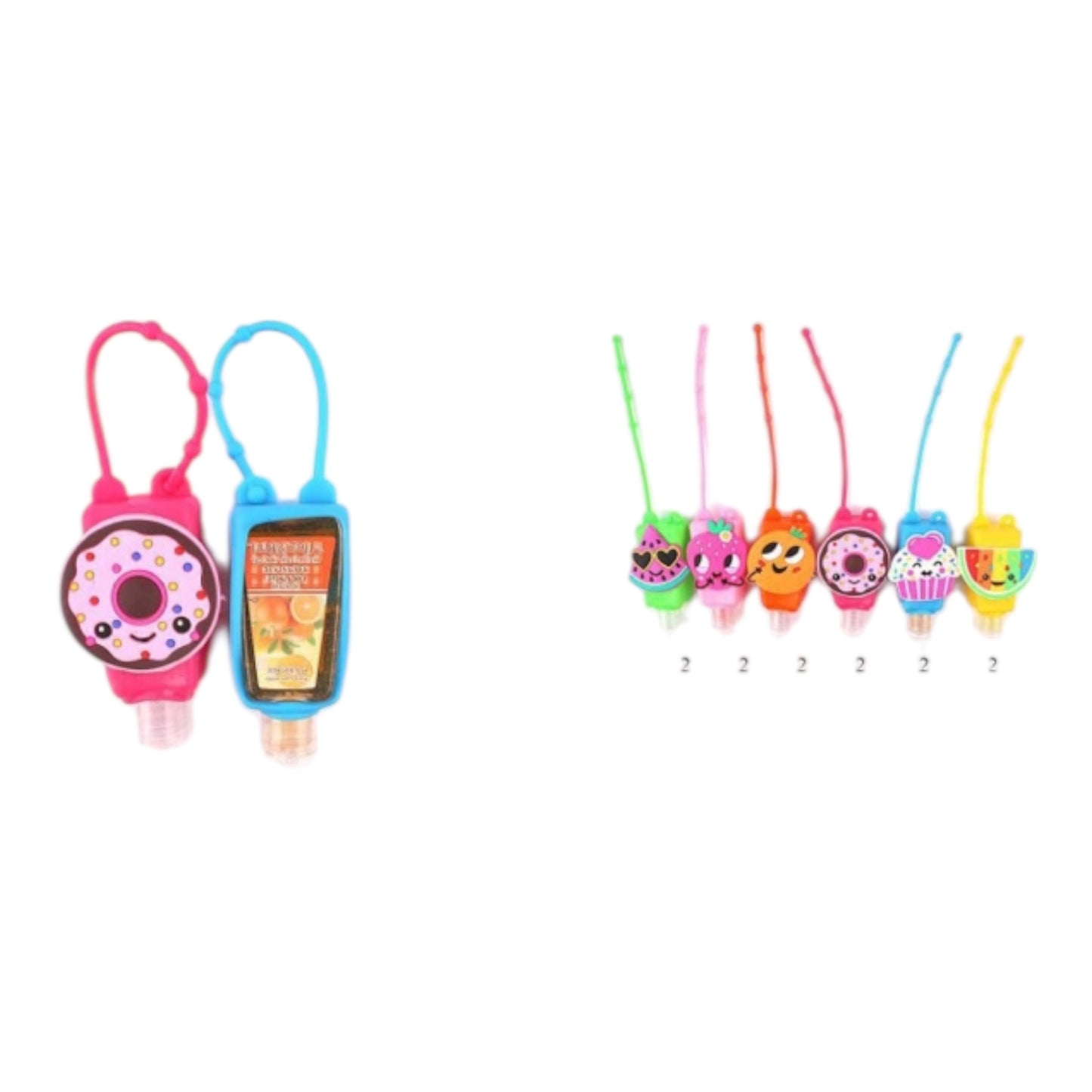 12PCS PACK DONUTS AND FRUIT SANITIZERS QTY-3191