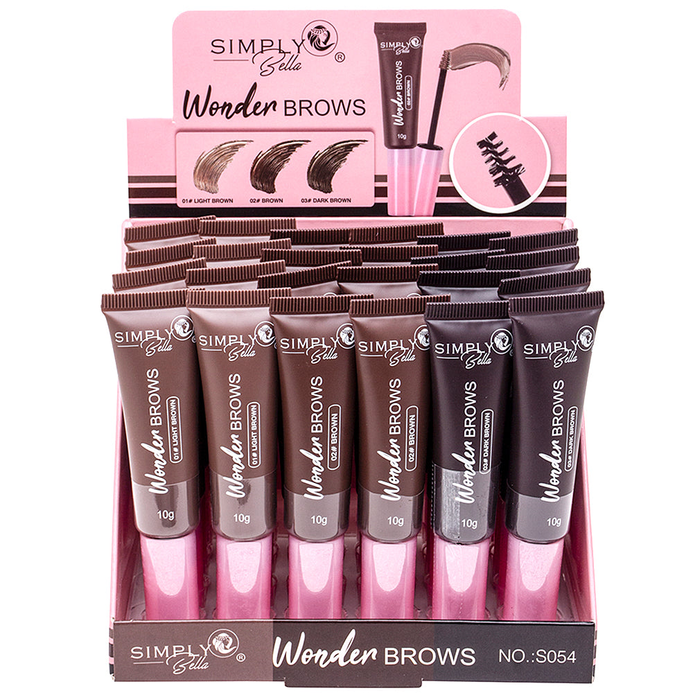 SIMPLY BELLA WONDER BROWS 24 PCS DISPLAY