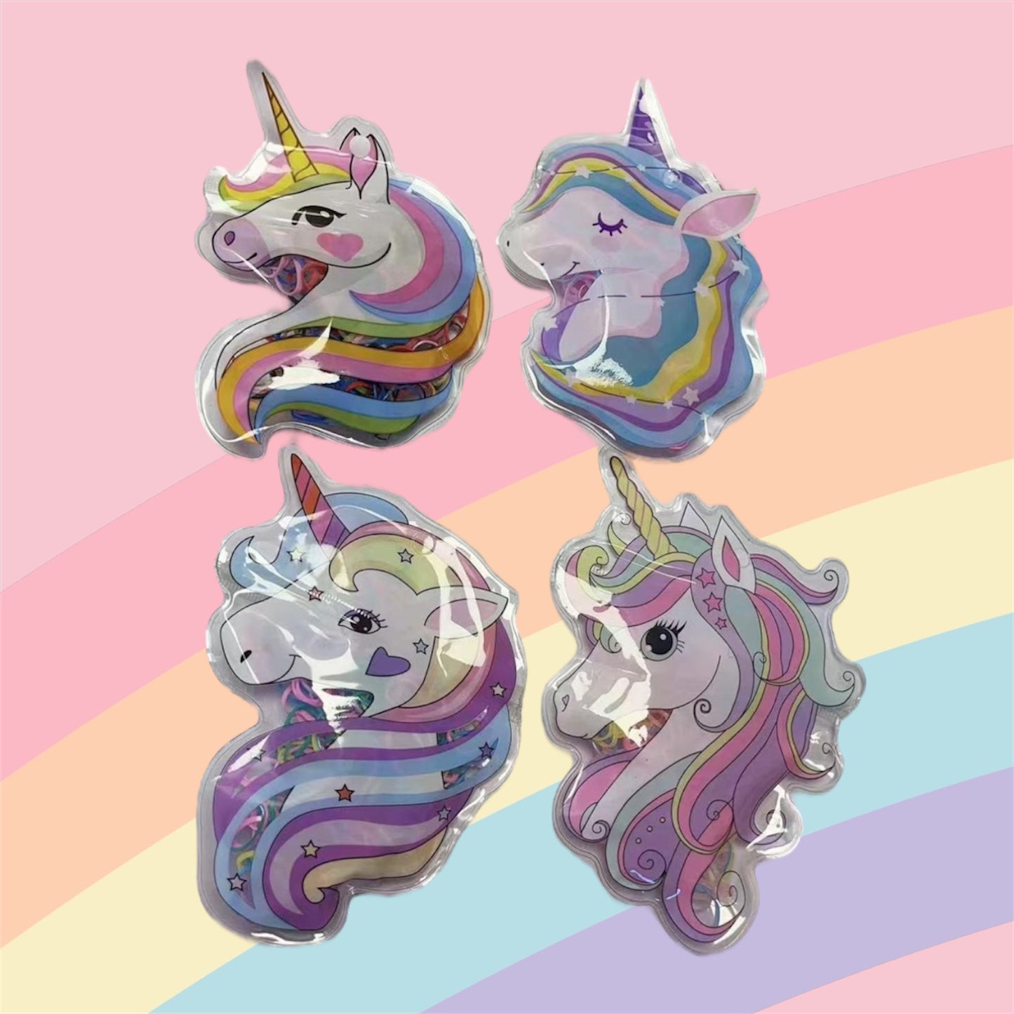 12PCS PACK UNICORN 🦄 MINI SCRUNCHIES RBUC