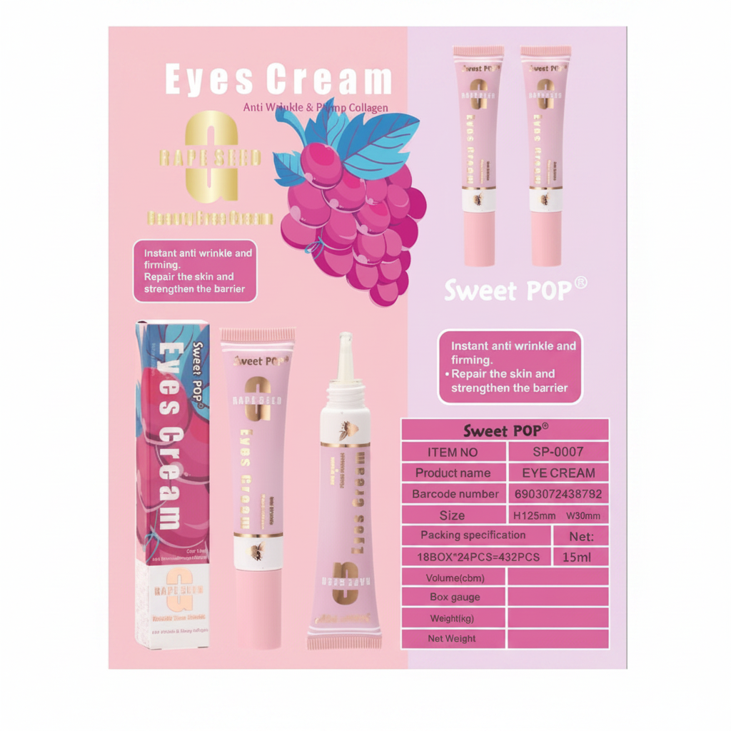 24PC DISPLAY SWEET POP ROSE EYE CREAM #8723