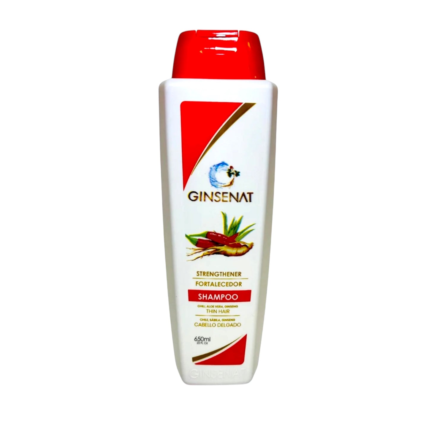 6PCS GINSENAT SHAMPOO CHILI, ALOE VERA, GINSENG THIN HAIR 1979