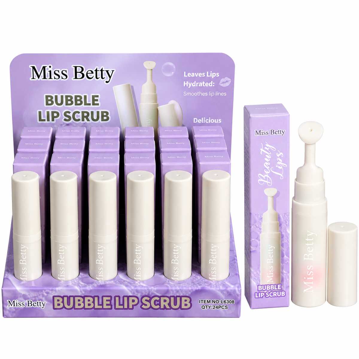 Miss Betty Bubble Lip Scrub