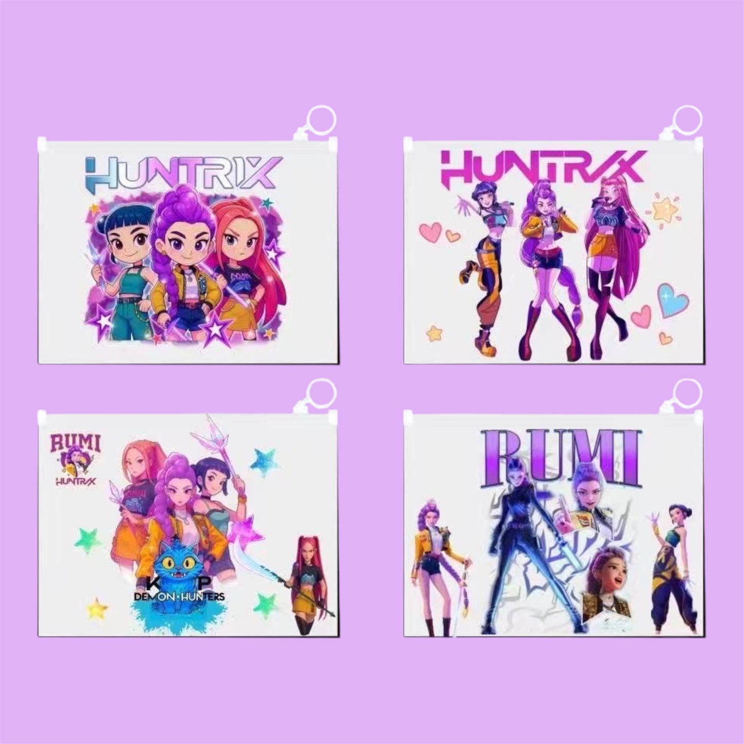 12PCS PACK K POP SCHOOL FOLDERS AA-154