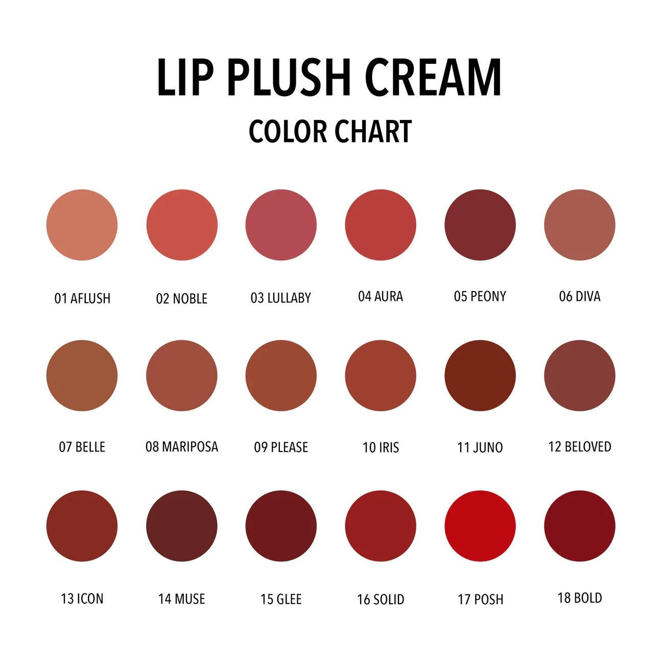 MOIRA LIP PLUSH CREAM GLEE 15 R59 #A31