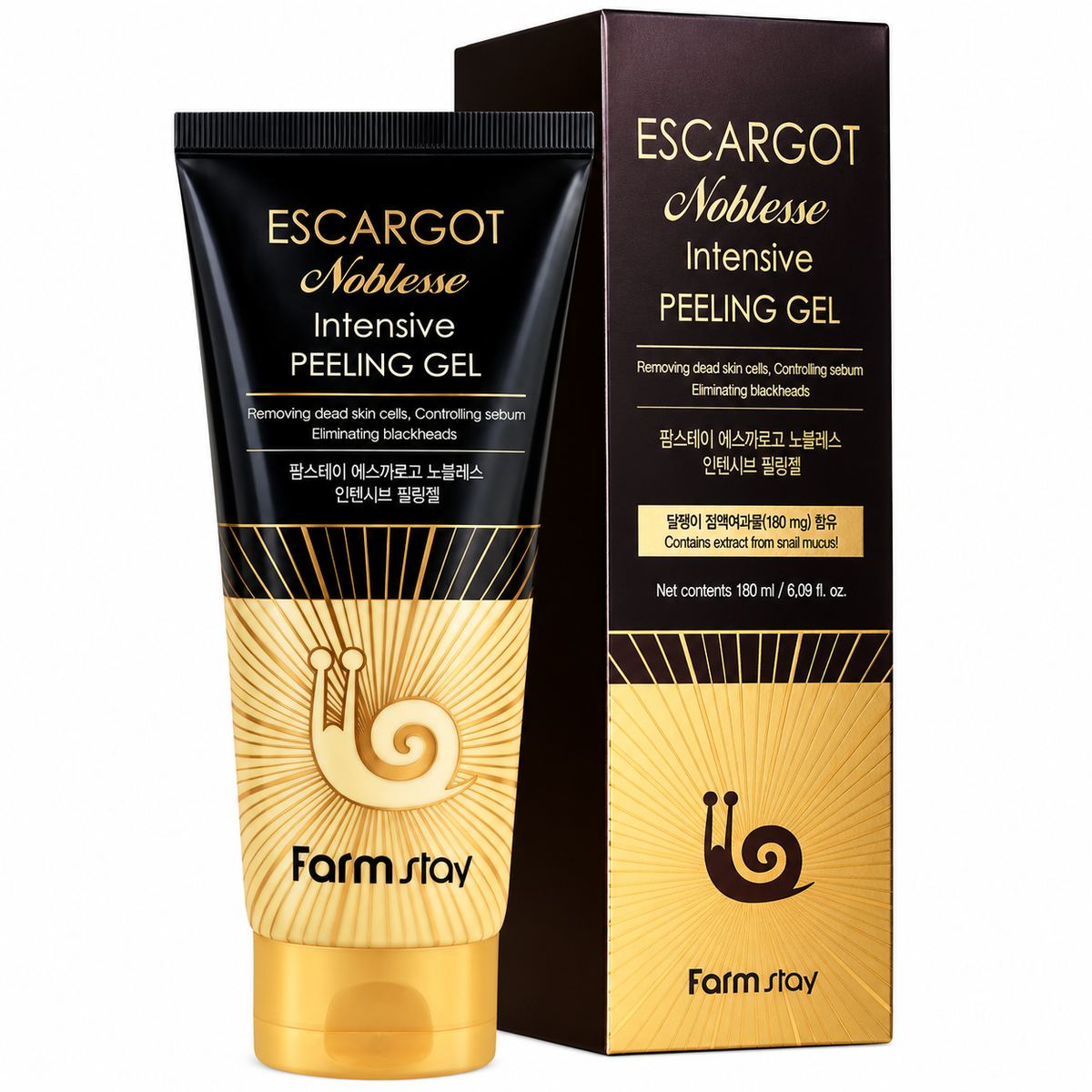Gel exfoliante intensivo con baba de caracol Farm Stay