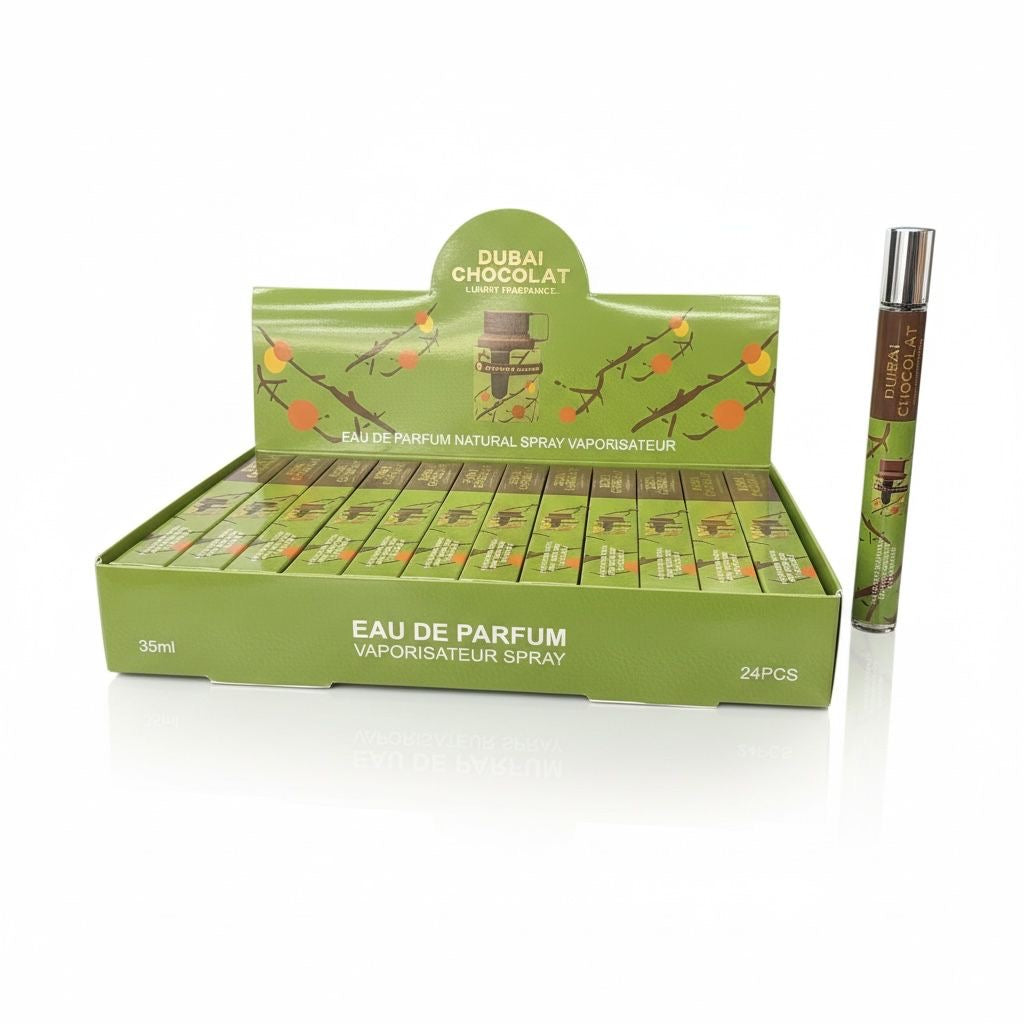 24PCS DISPLAY SIYIPING GREEN CHOCOLAT PERFUME S35-43