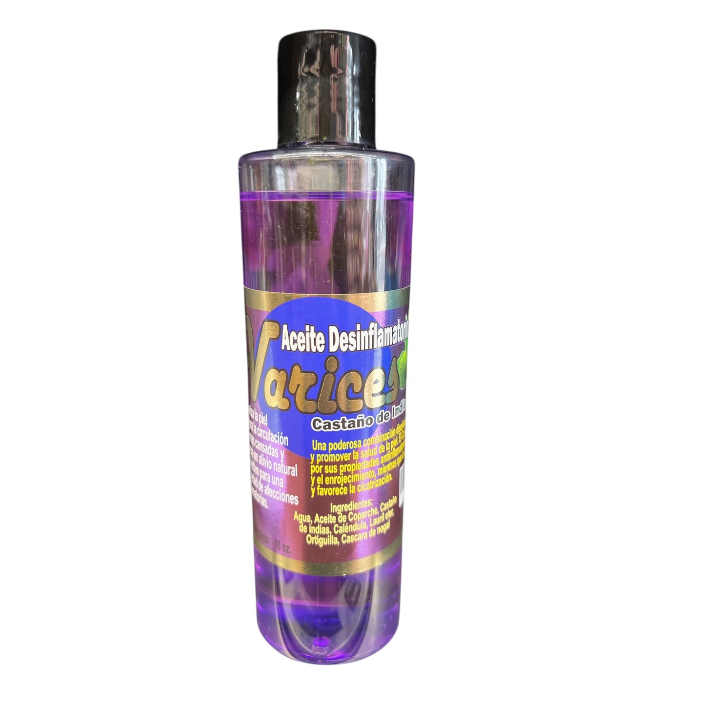 3 PCS ACEITE DESINFLAMATORIO VARICES CON CASTAÑO DE INDIAS Y CALÉNDULA