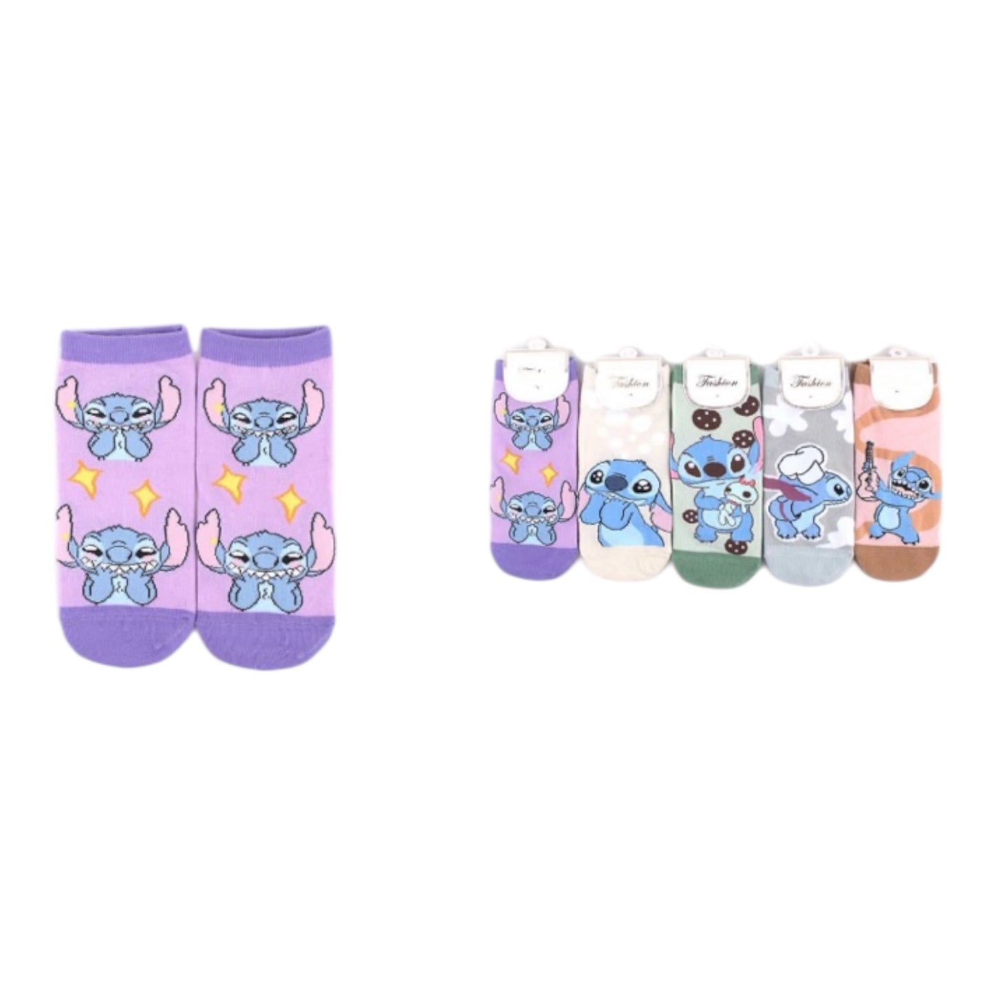 12PCS PURPLE BLUE ST SOCKS ANV-0009