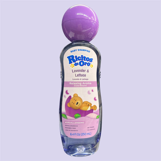 3PCS RICITOS DE ORO LAVENDER AND LETTUCE BABY SHAMPOO 8464