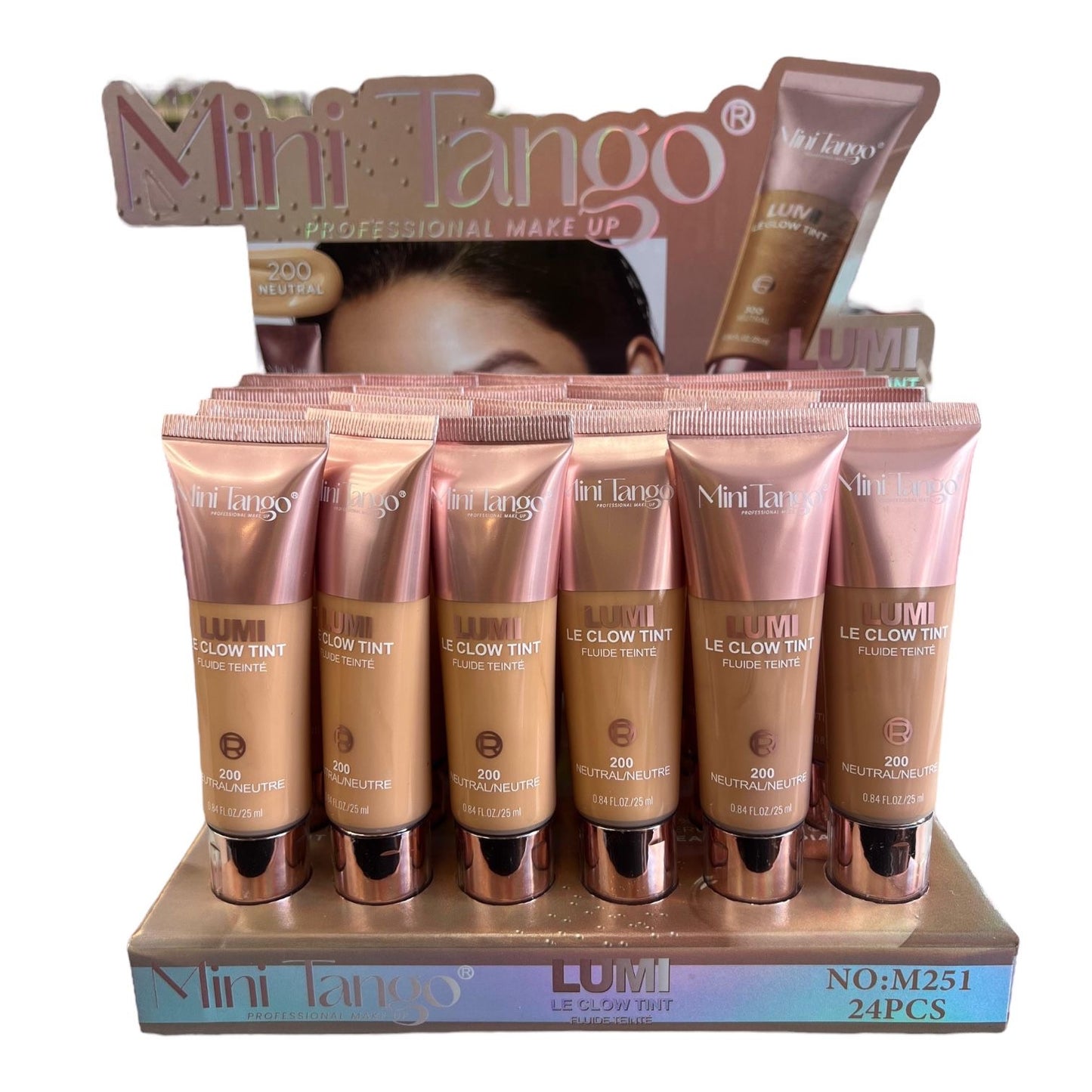 24PCS DISPLAY MINI TANGO LUMI LE CLOW TINT M251