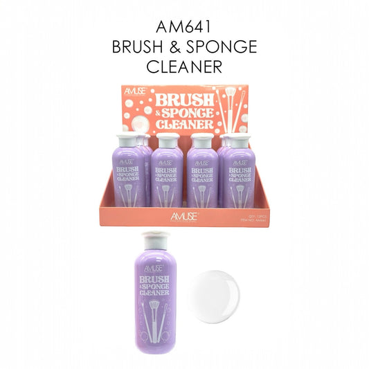 12PCS DISPLAY AMUSE BRUSH SPONGE CLEANER AM641
