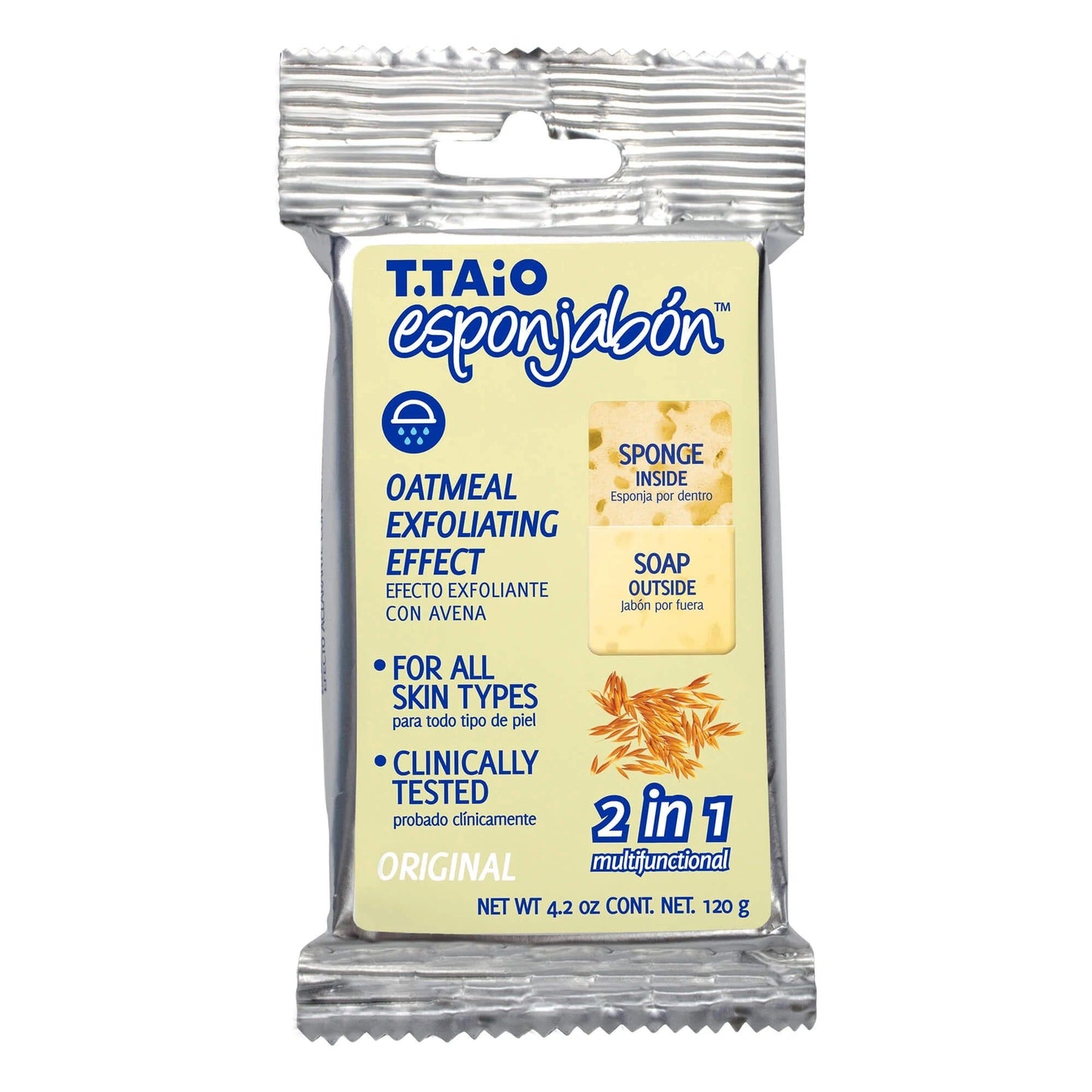 6PCS T.TAIO ESPONJABON OATMEAL W AVENA 5861