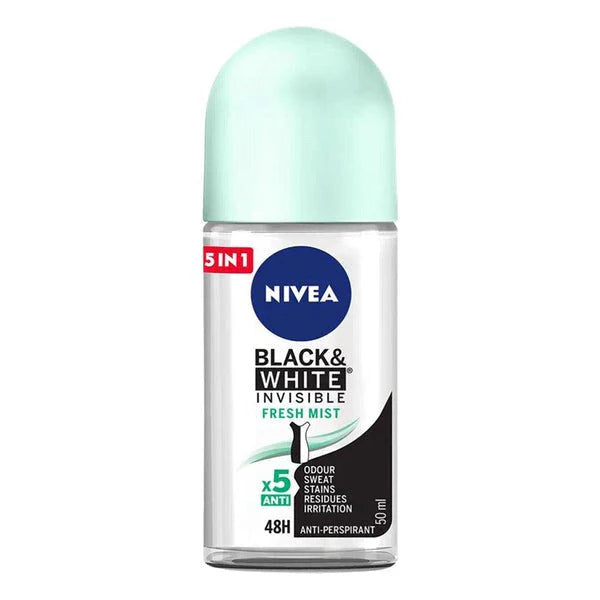 NIVEA BLACK AND WHITE INVISIBLE FRESH MIST 6PCS PACK# A20