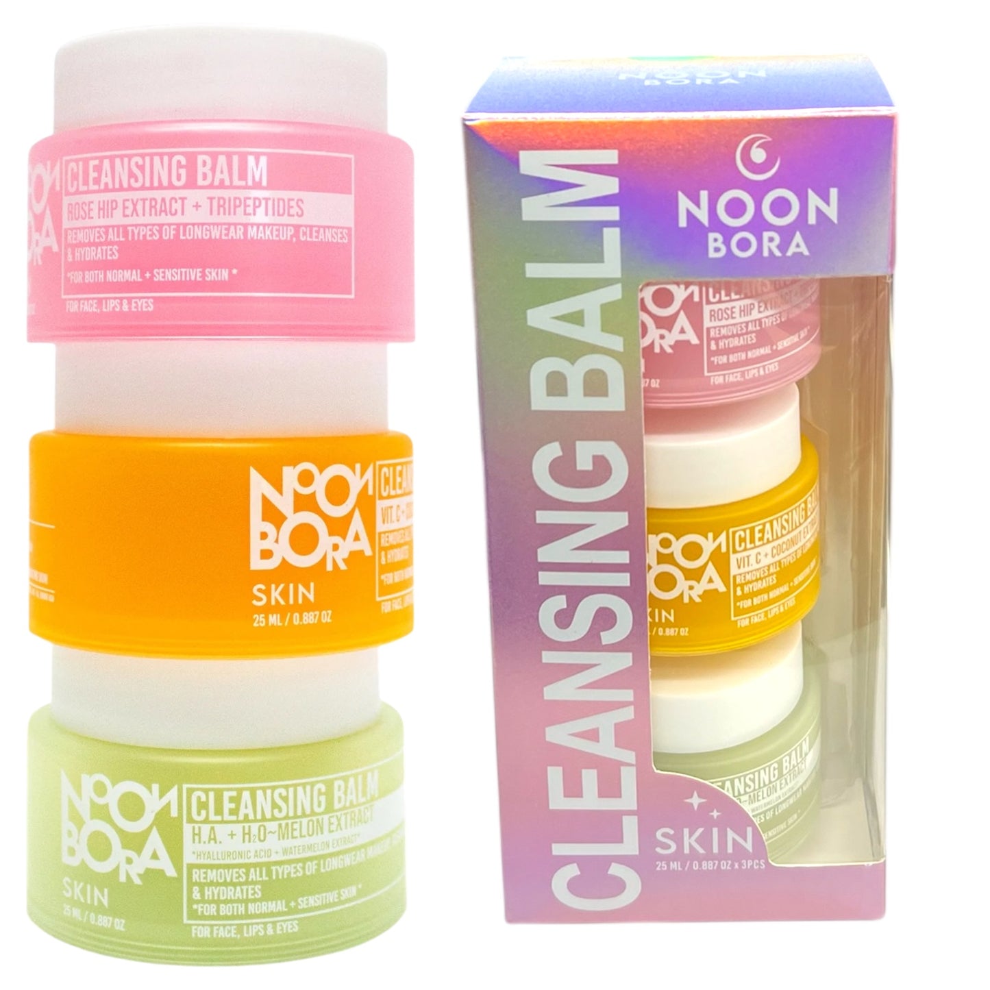 3PCS NOON BORA CLEANSING BALM 3 PCS PACK 0712