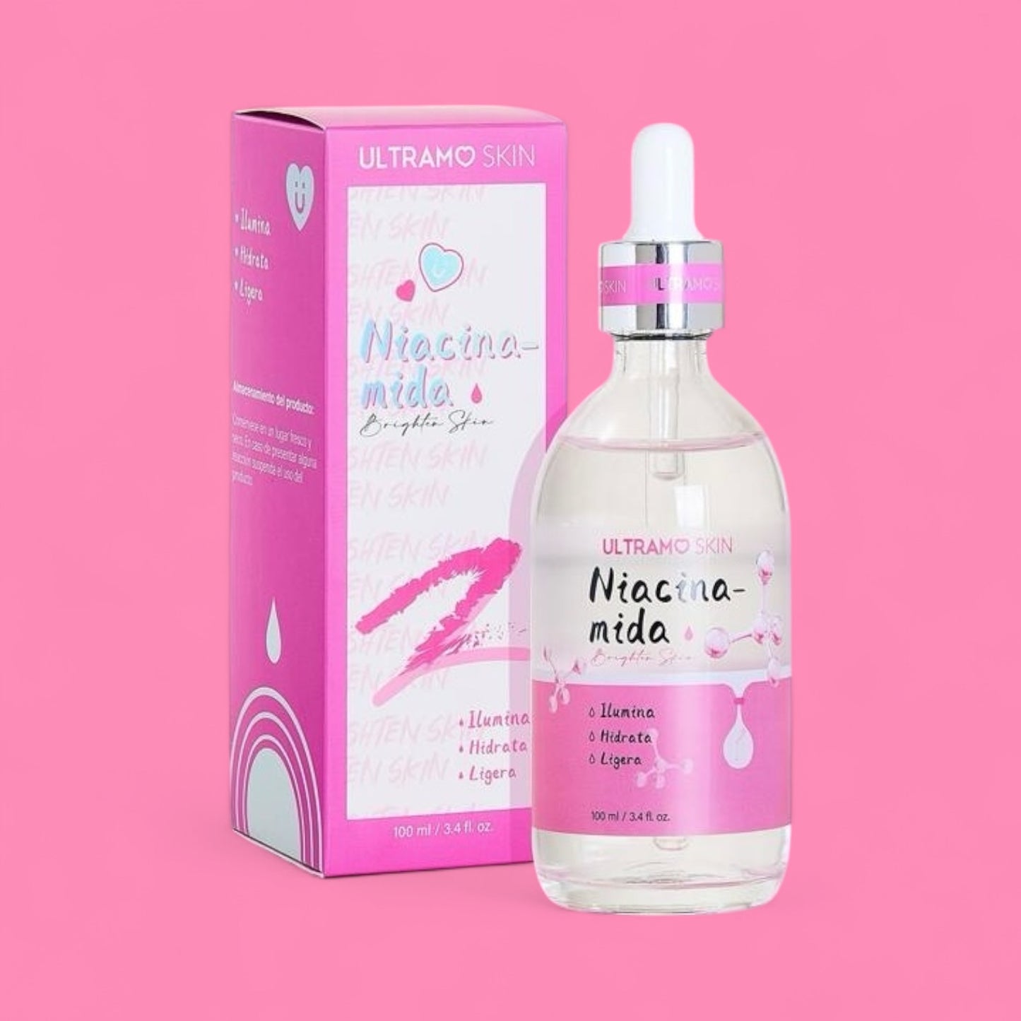 3PCS ULTRAMO NIACINAMIDA BRIGHTSKIN SERUM FP717