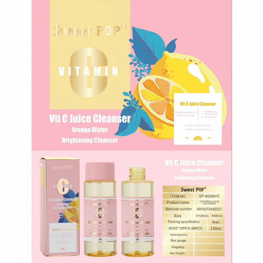 12PCS DISPLAY SWEET POP VITAMIN C JUICE CLEANSER 2201