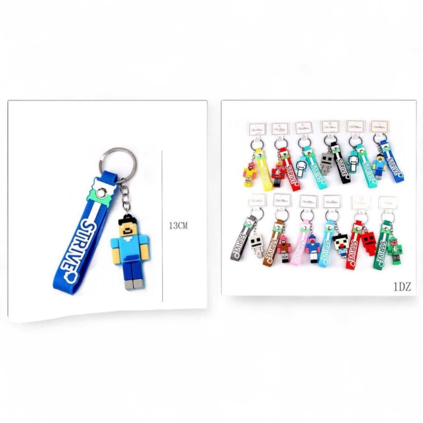 12PCS ROBLOX FRIENDS KEYCHAINS YNV-1548
