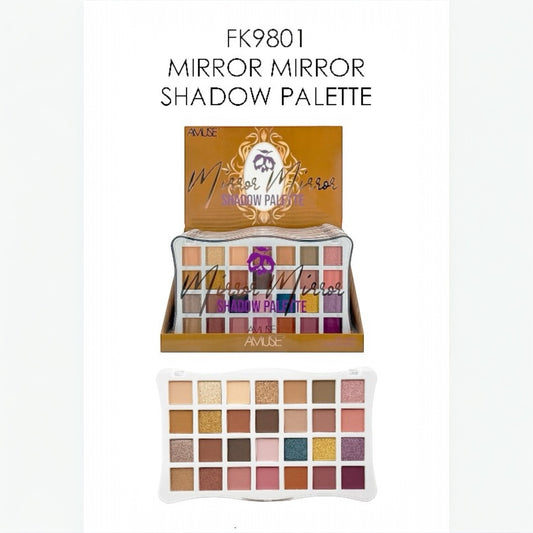 12PCS DISPLAY AMUSE MIRROR MIRROR SHADOW PALETTE  FK9801