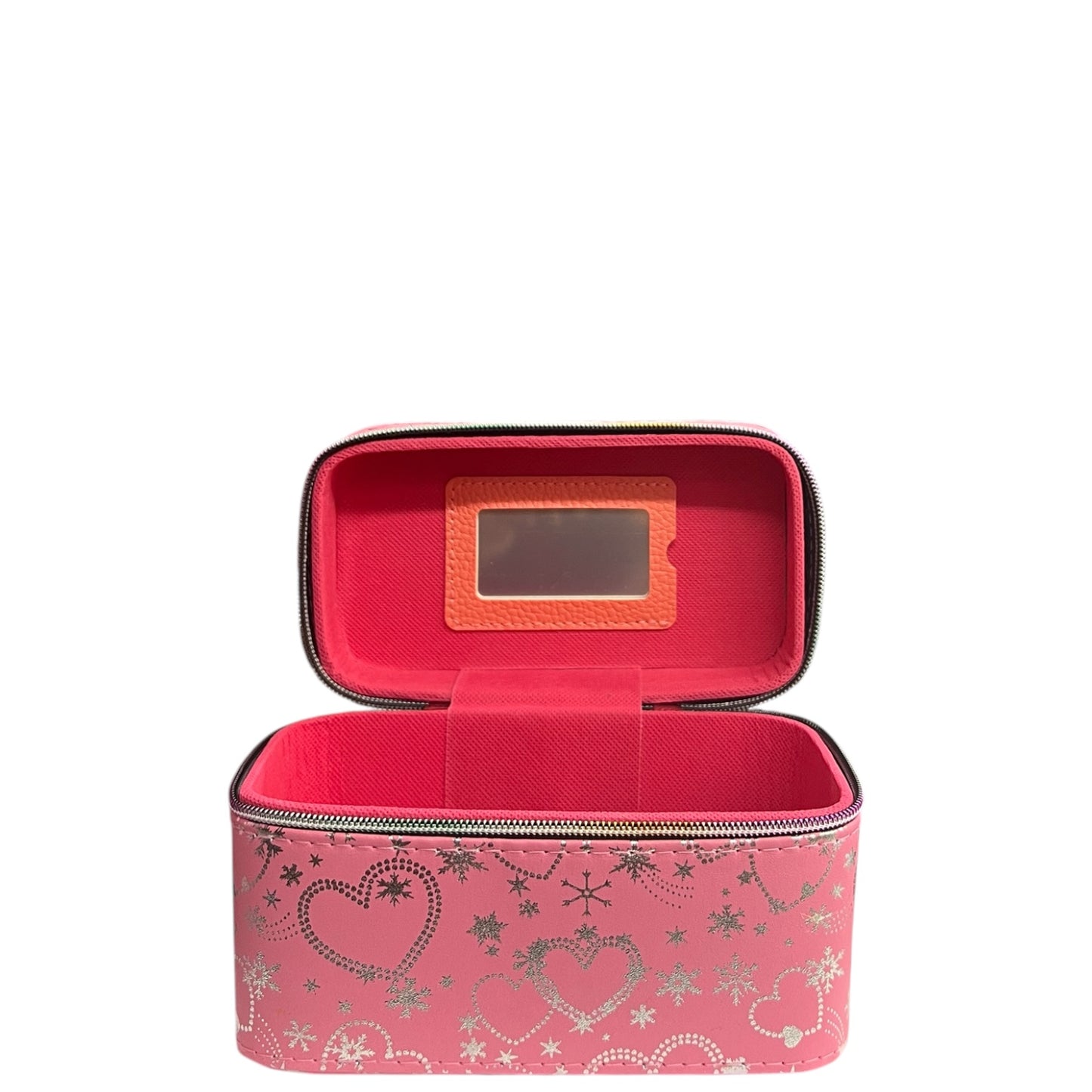 NOSTALGIC PINK 2000’s 3 PCS CARRY ON MAKEUP BOX