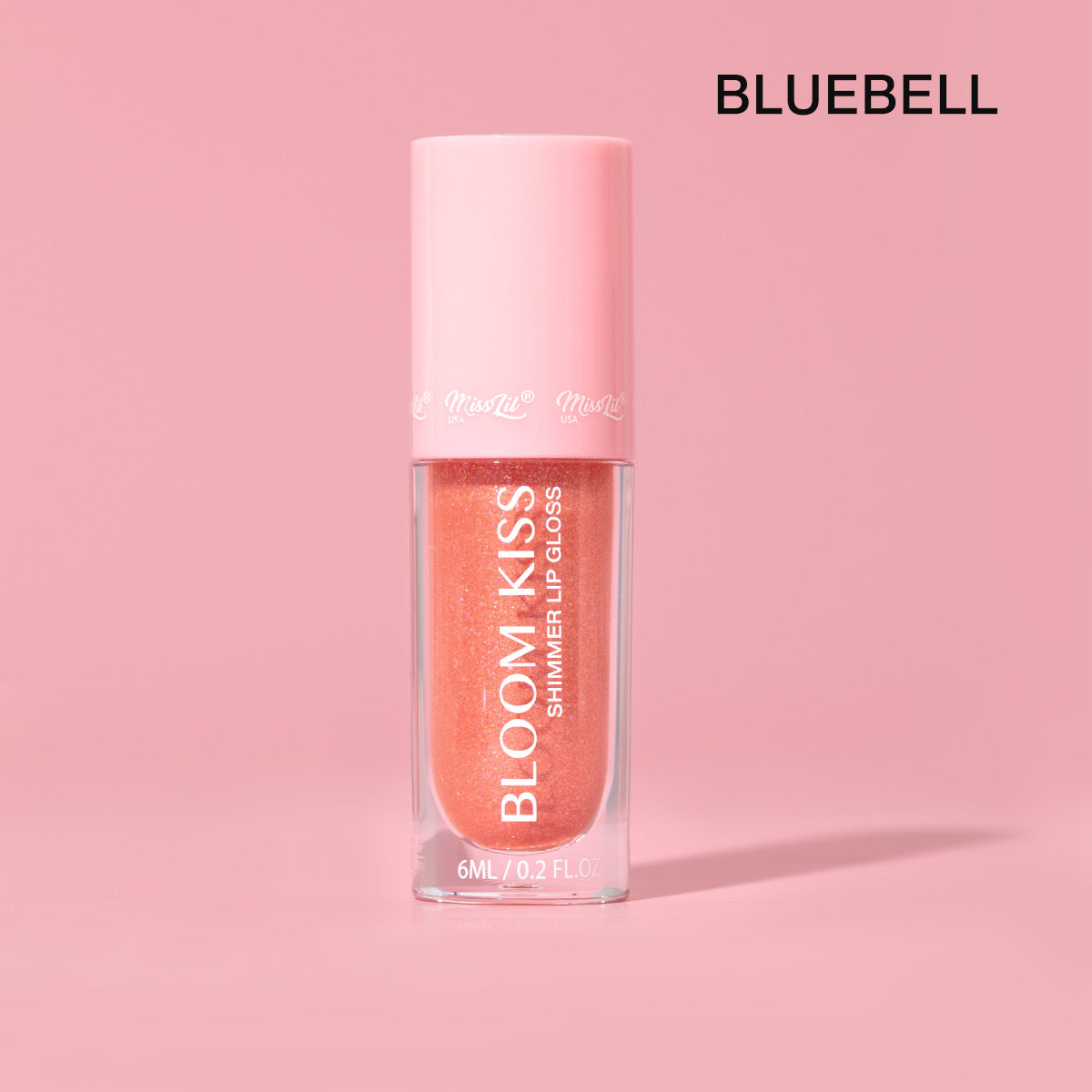MISS LIL USA BLOOM KISS BLUEBELL SHIMMERS GLOSS 6 PCS