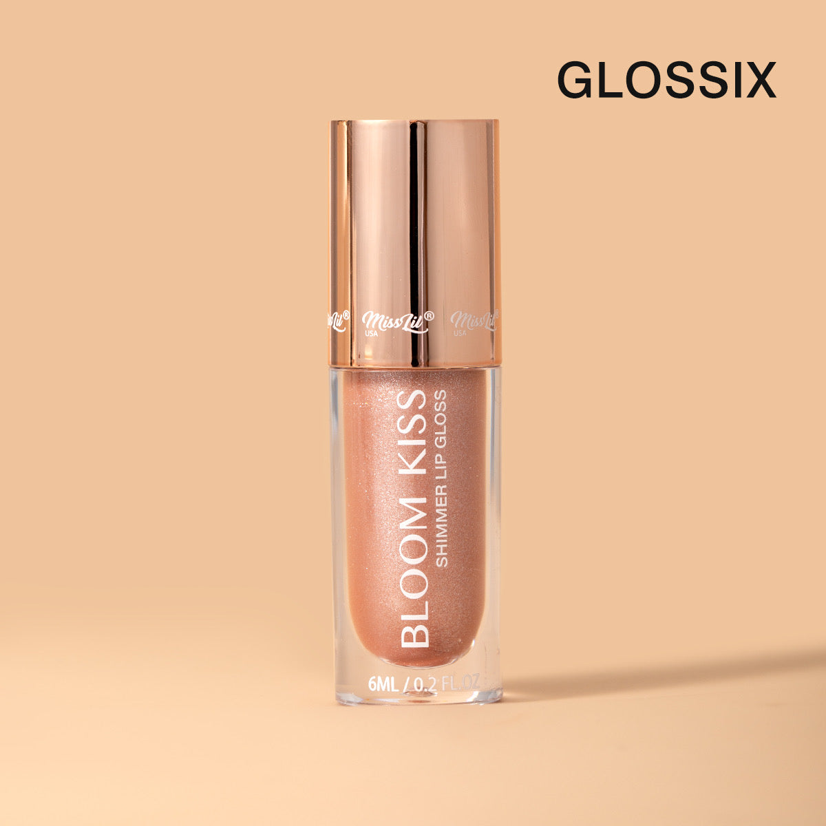 MISS LIL USA BLOOM KISS GLOSSIX SHIMMERS GLOSS 6 PCS
