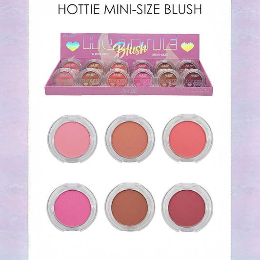 24PCS DISPLAY AMUSE HOTTIE MINI- SIZE BLUSH BL3111MIX