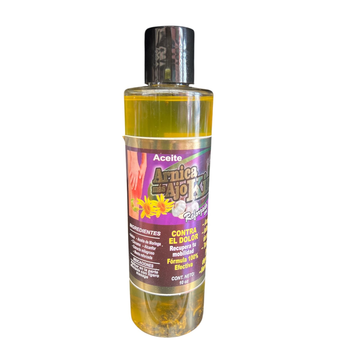 3PCS ACEITE ARNICA MAS AJO KING CON HIERBAS 0105