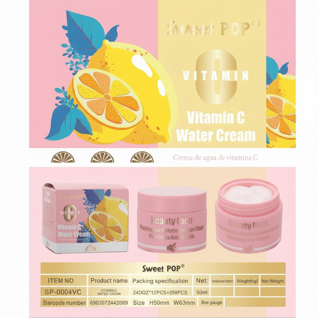 12PC DISPLAY SWEET POP VITAMIN C WATER CREAM #2065