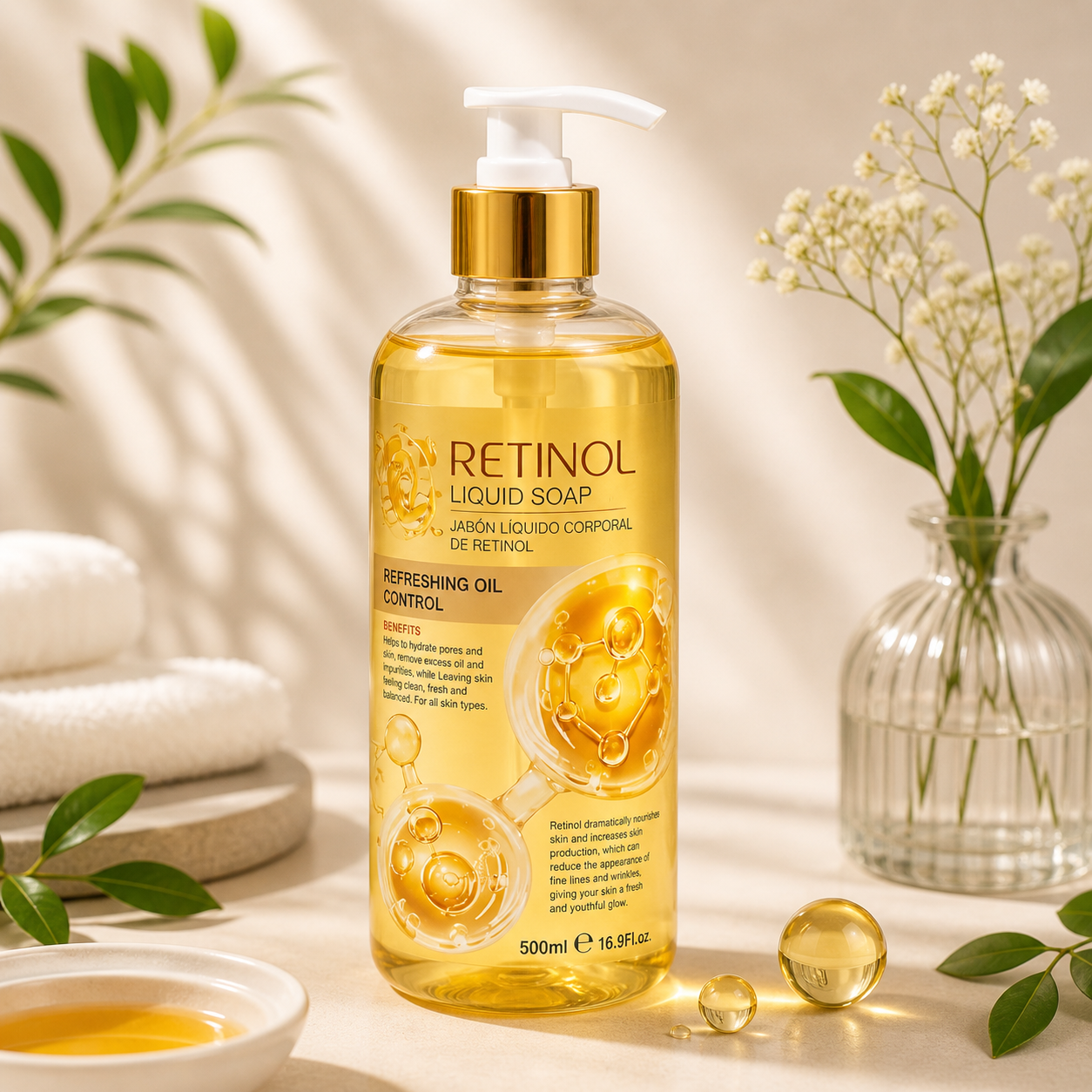 2PCS SIMPLY BELLA JABON LÍQUIDO CORPORAL DE RETINOl SIM030