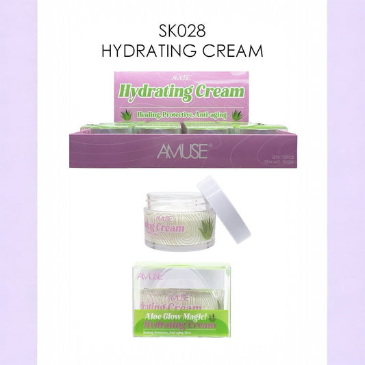 12PCS DISPLAY ALOE VERA HYDRATING CREAM HEALING ,PROTECTIVE , ANTI-AGING SK028