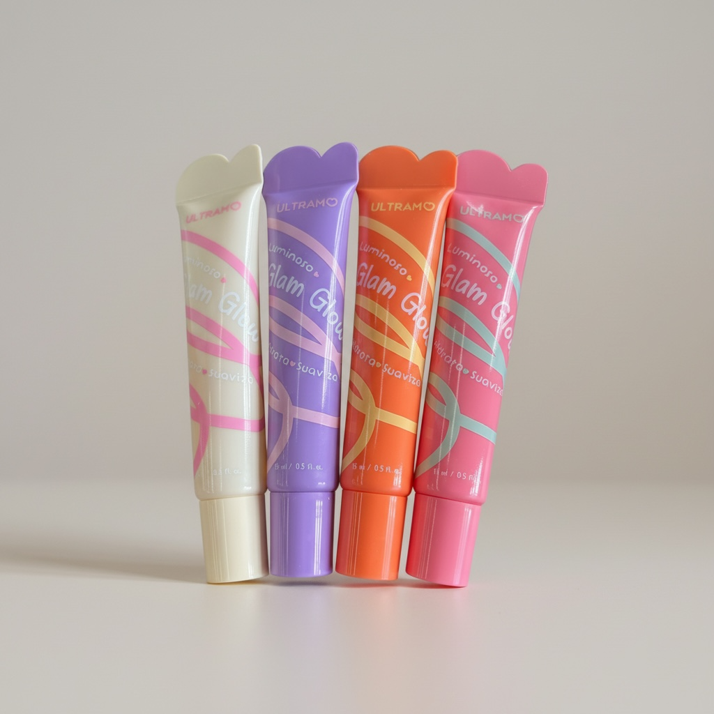 12PCS DISPLAY ULTRAMO GLAM GLOW CHARMING LIP GLOSS FL808