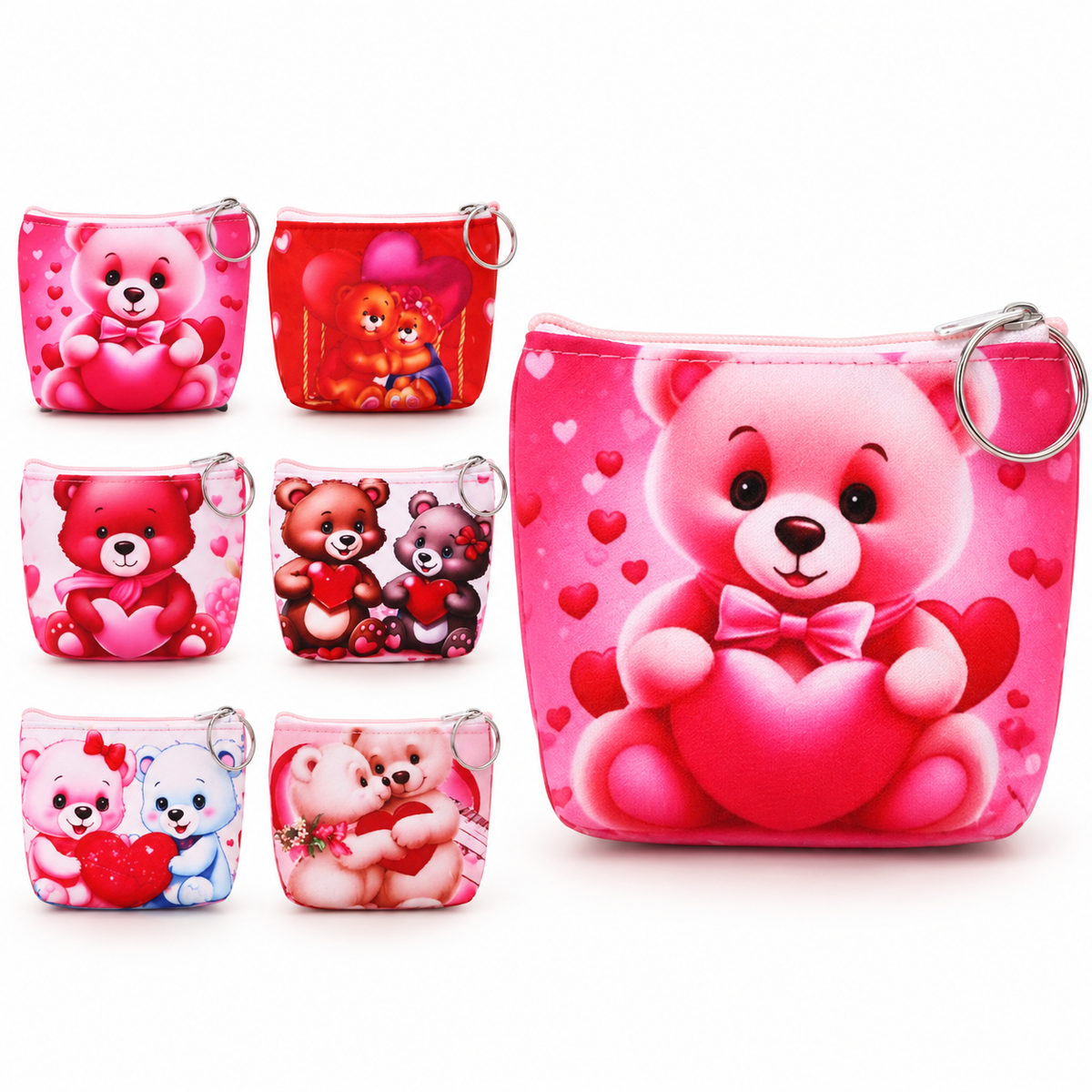 Pack Bear Valentines Day Coin Bag